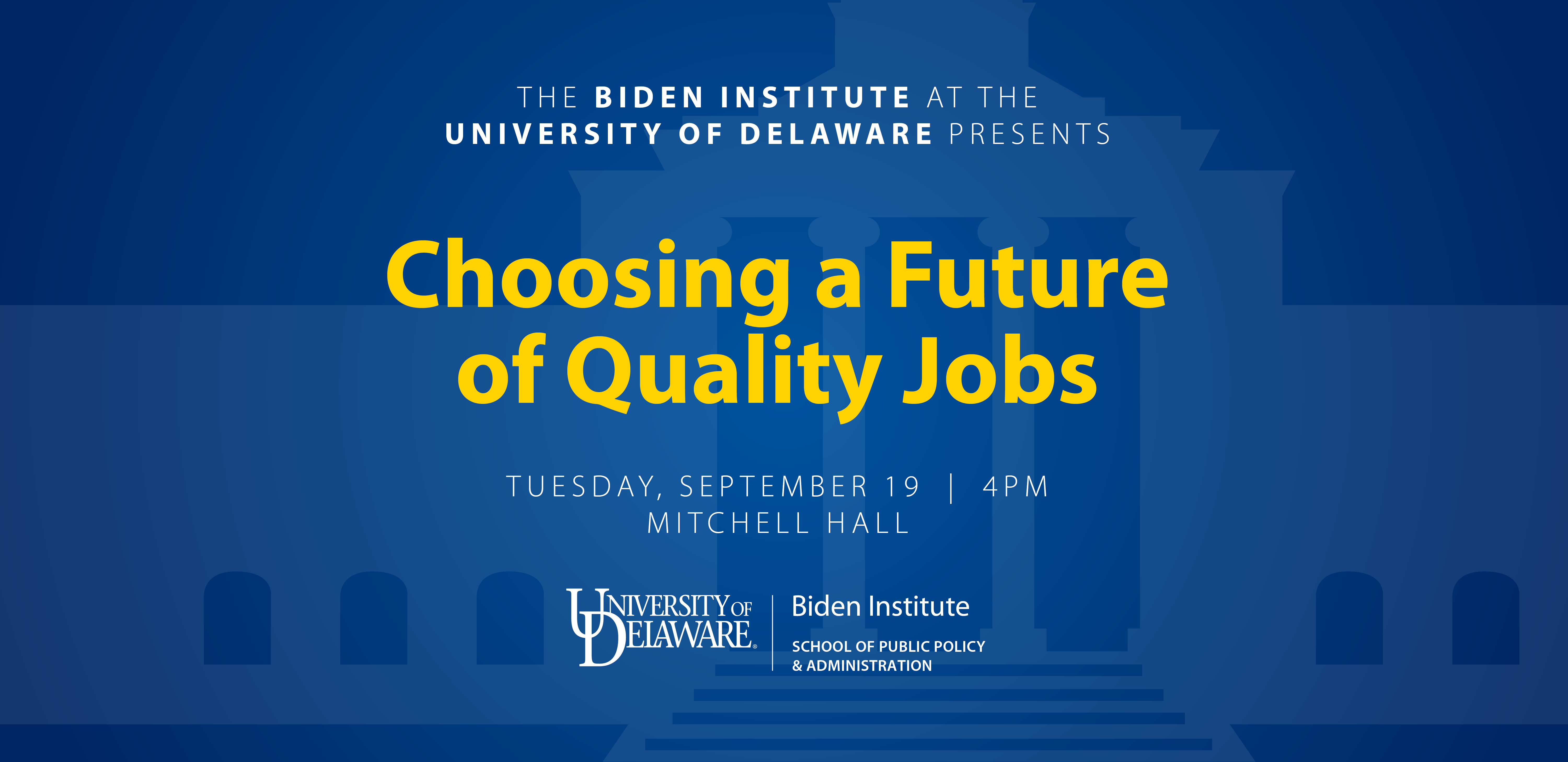 Choosing a Future of Quality Jobs - event graphic