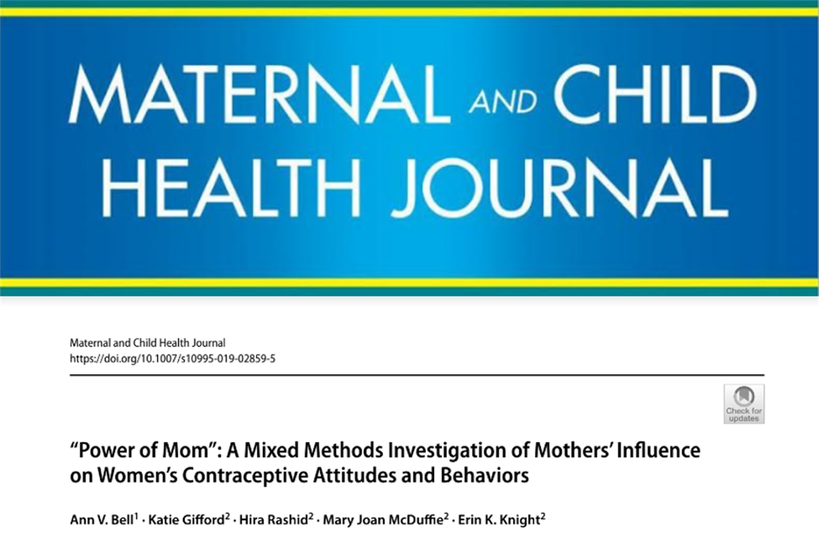 picture of the Maternal and Child Health Journal