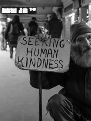 picture of homeless man