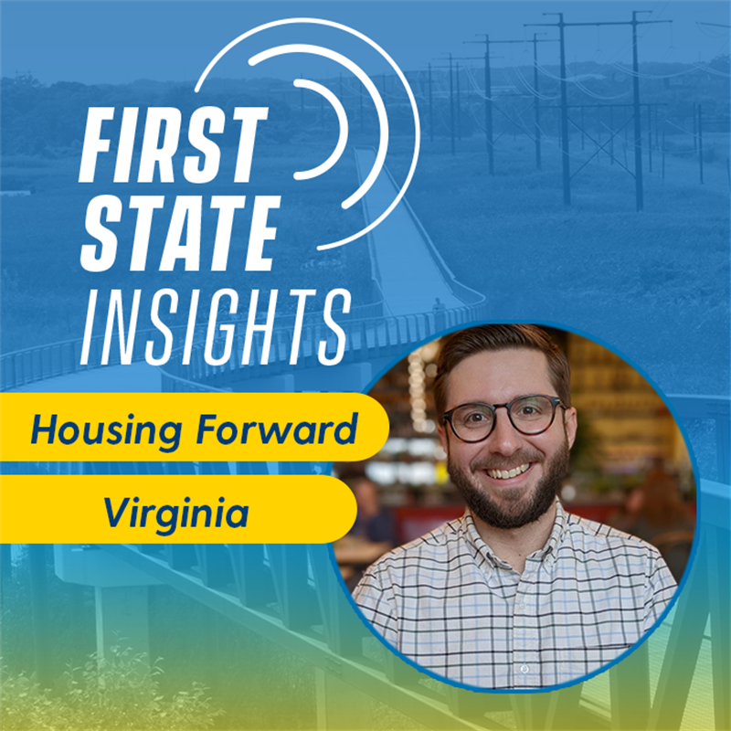 Portrait of Jonatha Knopf featured on the cover of First State Insights Podcast