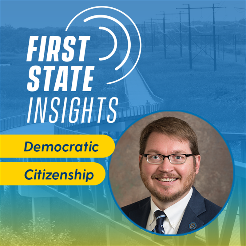 Image of Tim Shaffer with the graphic for First State Insights Podcast.