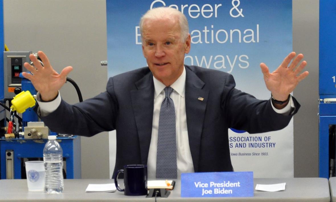 On the Ground with Vice President Biden at Iowa's Community Colleges